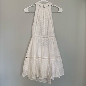 White Backless Dress